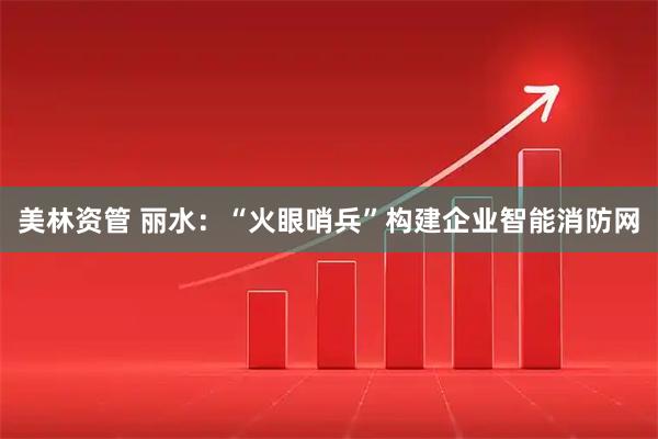 美林资管 丽水：“火眼哨兵”构建企业智能消防网