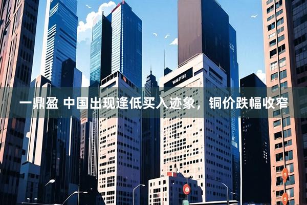 一鼎盈 中国出现逢低买入迹象，铜价跌幅收窄