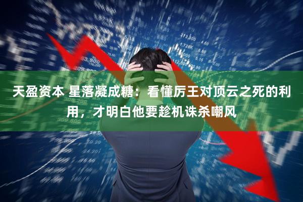 天盈资本 星落凝成糖：看懂厉王对顶云之死的利用，才明白他要趁机诛杀嘲风