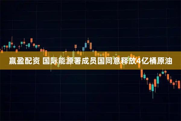 赢盈配资 国际能源署成员国同意释放4亿桶原油