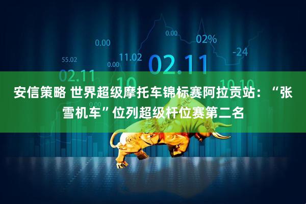 安信策略 世界超级摩托车锦标赛阿拉贡站：“张雪机车”位列超级杆位赛第二名